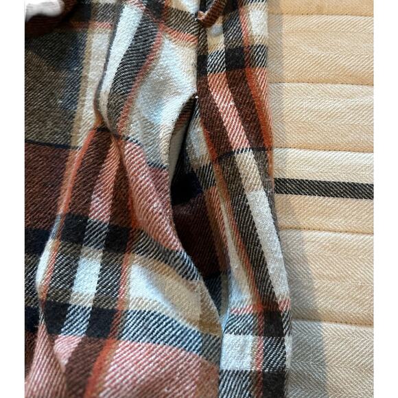 HOTOUCH Women's Plaid Shacket Jacket Button Lapel Flannel w/Pockets - XXL - Picture 12 of 12